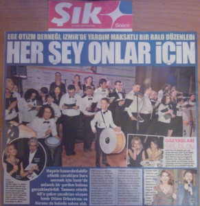 İZOT İzmir Otizm Orkestrası ve Korosu - Sözcü Şık Şubat 2016