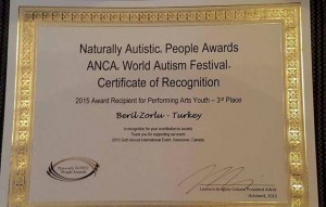 ANCA World Autism Festival 2015 Beril Zorlu